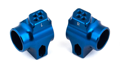 RC10B6 FT Blue Aluminum Rear Hubs (ASS91760) - Speedy RC