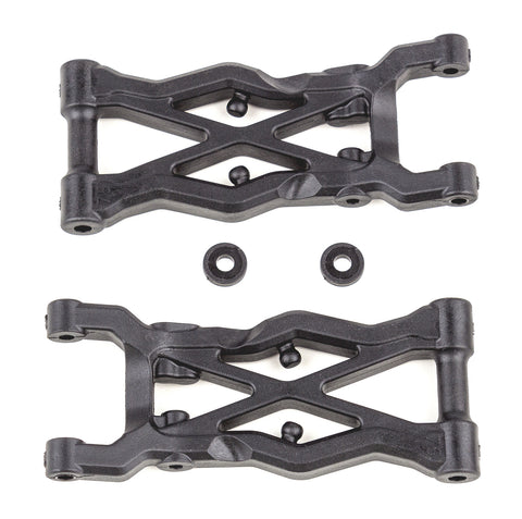RC10B6.2 FT Rear Suspension Arms 75mm, carbon (ASS91874) - Speedy RC