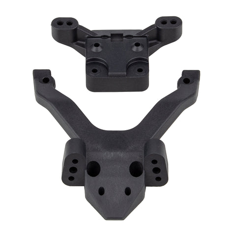 RC10B6.4 FT Top Plate and Ballstud Mount, carbon - Speedy RC