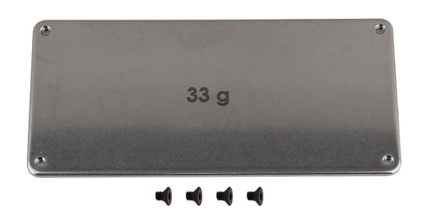 RC10B6.4 FT 33g ESC Weight, steel (ASS91977) - Speedy RC