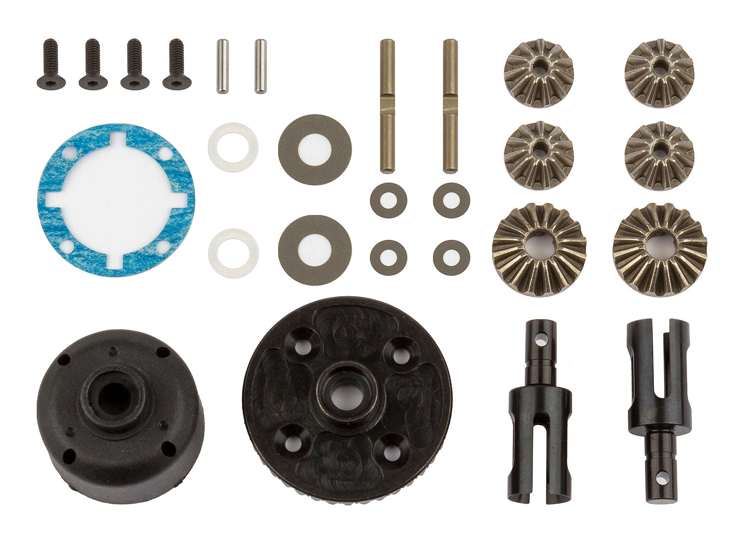 Team Associated RC10B74 Differential Set, front and rear (ASS92134)