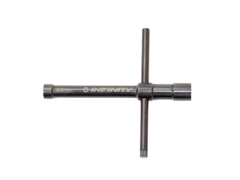 [A23GP] INFINITY GLOWPLUG CROSS WRENCH (8/10mm Socket/5mm Hex Wrench) - Speedy RC