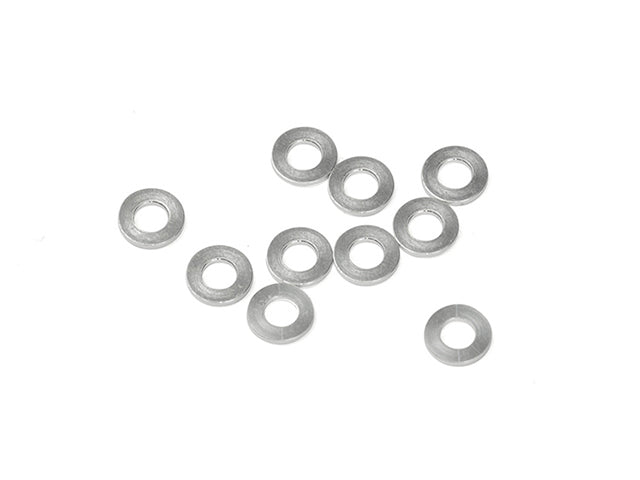 INFINITY A736075 Aluminum spacer 3x6x0.75mm (Silver / 10 pieces)