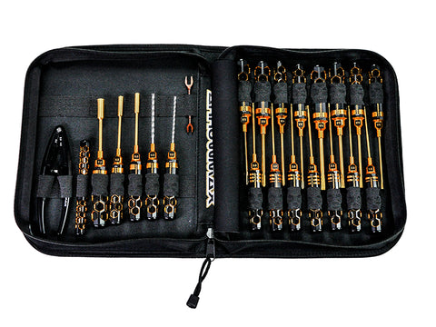 ARROWMAX AM Toolset (23Pcs) With Tools Bag Black Golden - Speedy RC