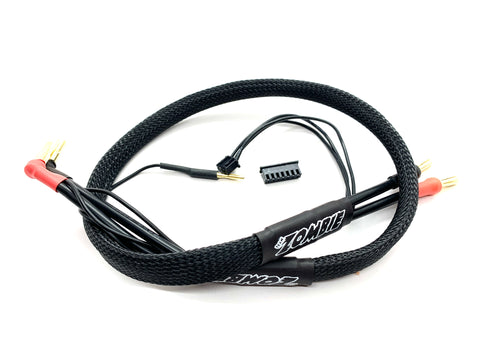 4mm to 4/5mm 12awg 300mm 2S Balance Wrapped Charging Cable - Speedy RC
