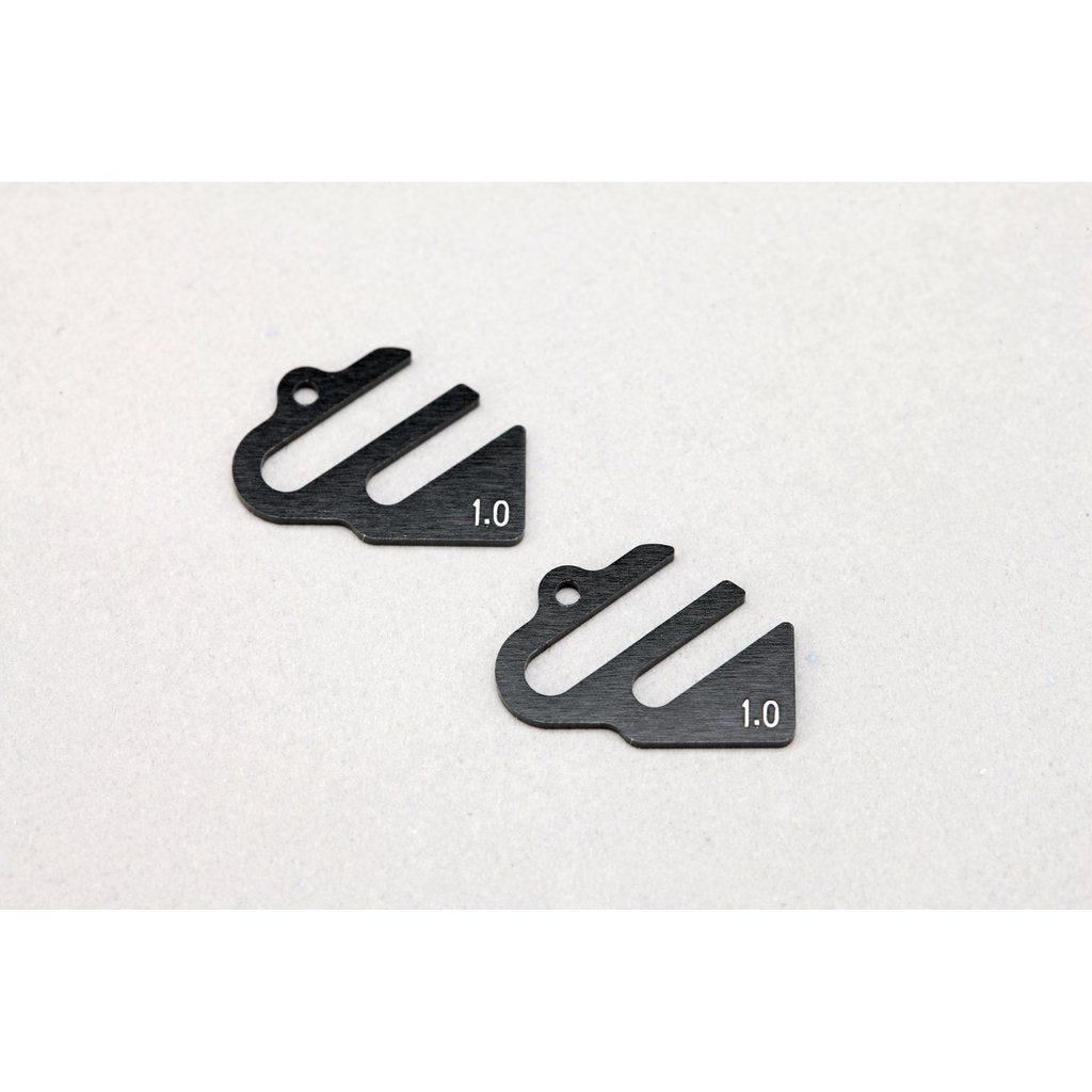 YOKOMO BD10 Separate Rear Suspension Mount Spacer (1.0mm 2pc) - Speedy RC