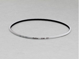 BEL-10005 Radtec Low Friction White Front Or Rear Drive Belt (S3M351) for Stock (A800) Mid Motor - Speedy RC