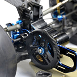 B6 ALLOY DRAG GEAR BOX SET, with motor plate and sway bar mounts - Speedy RC
