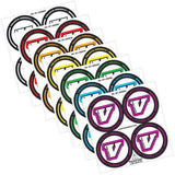 Volante F1 Coloured Tire Stickers (4) - Speedy RC