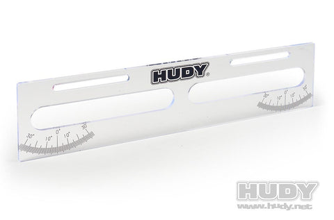 Hudy Upside Measure Plate For 1/8 On Road (HD108041) - Speedy RC