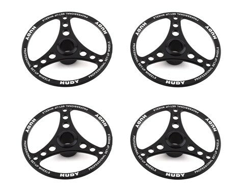 HUDY Aluminum Set-up Wheels For 1:8 On-Road (4pc) - Speedy RC