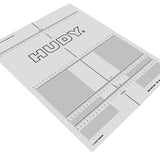 HUDY PLASTIC SET-UP BOARD DECAL FOR 1/8 1/10 CARS - HD108210 - Speedy RC