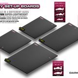 FLAT SET-UP BOARD FOR 1/8 OFF-ROAD & GT - DARK GREY - HD108703 - Speedy RC