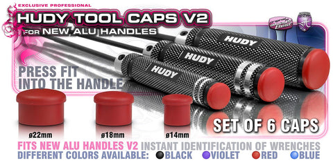 HUDY CAP FOR 22MM HANDLE - RED 6 - HD195062-R