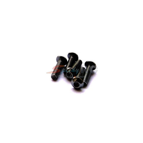Hiro Seiko Alloy Hex Socket Button Head Screw M3x10 [Black] 69871 - Speedy RC