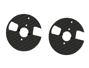 Front Carbon Fiber Wheel Discs - IGT800F36D - Speedy RC