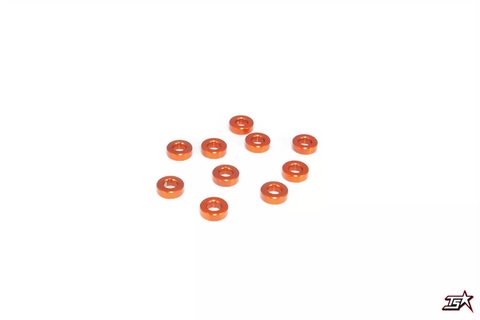 MR33 Aluminum Shim 3,0 x 6,0 x 2,0mm - Orange (10)