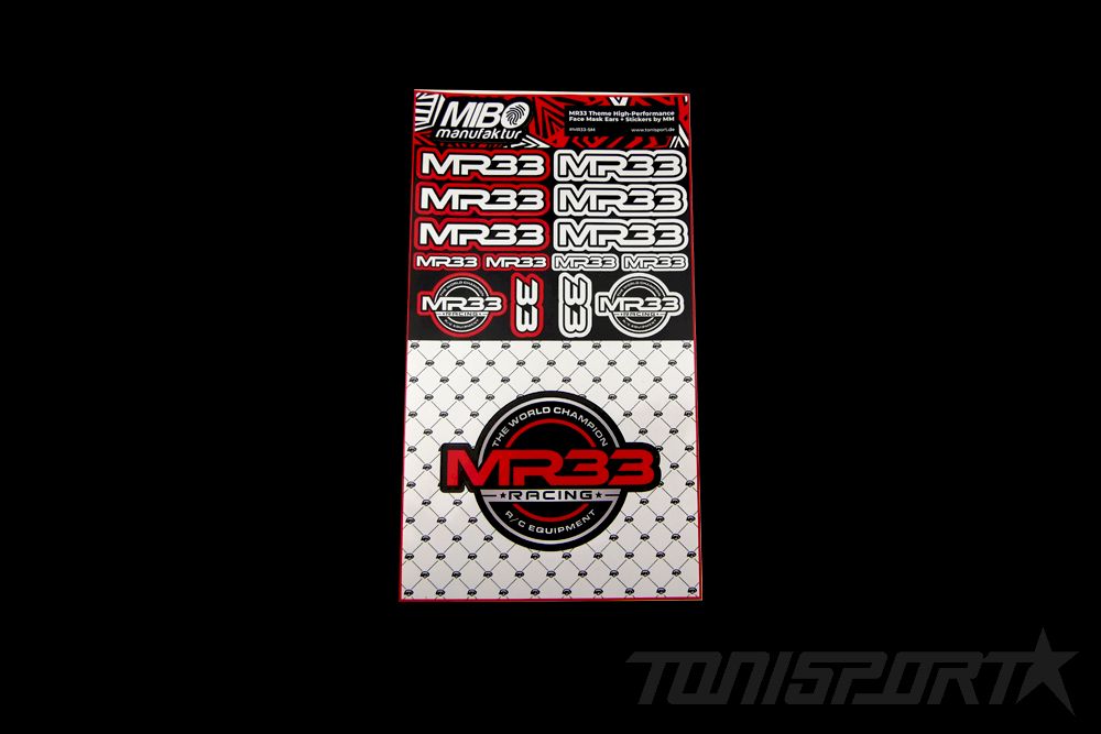 MR33 Face Mask incl. Sticker Sheet – Speedy RC