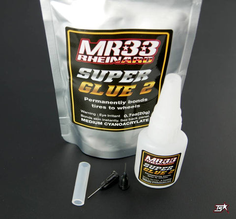 MR33 Super Glue for Rubber Tire including Tip MR33-SGR2 - Speedy RC
