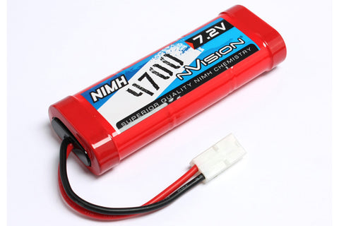 nVision NiMH 4700 7,2V Stick w/Tamiya Plug 14 AWG NVO1003 - Speedy RC