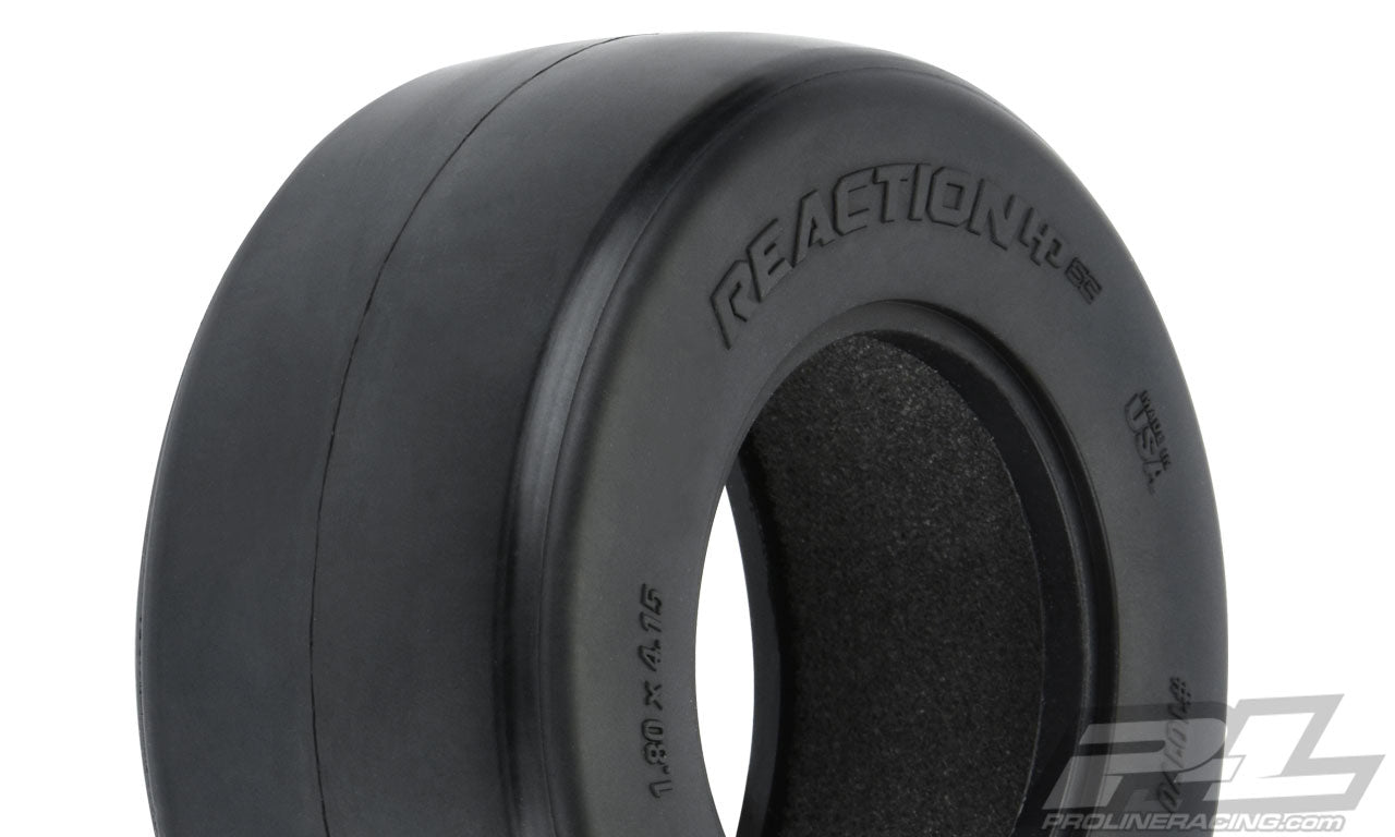REACTION HP SC 2.2"/3.0" S3 (SOFT) DRAG RACING BELTED TIRES (2) PR10170-203 - Speedy RC