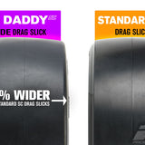 PROLINE Big Daddy Wide Drag Slick Sc 2.2"/3.0" Mc Drag Racing Tires (2) For Sc Trucks Rear - Pr10184-17 - Speedy RC