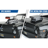 PROLINE No Prep Drag Racing Optional Hood Scoops and Blowers Variety Pack (Clear) - PR6368-00 - Speedy RC