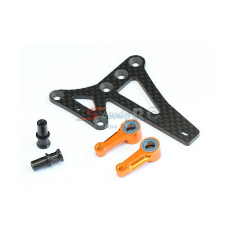 Radtec Aluminum Steering Arm and Floating Steering System for Xray T4-15/16 XR-10024 - Speedy RC