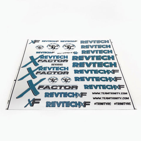 Revtech X-Factor Sticker Sheet (2) REV9994 - Speedy RC