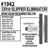 DR10 DR10M, SLIPPER ELIMINATOR PRO SPUR MOUNT - Speedy RC