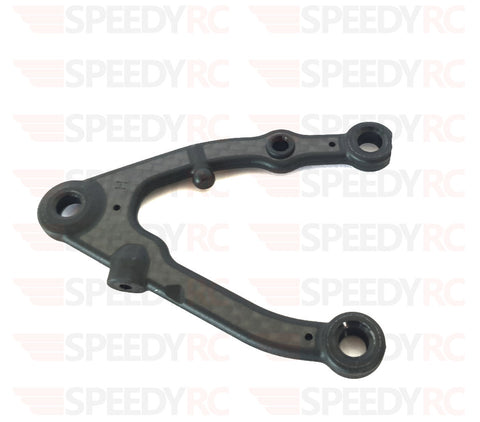 XRAY X4 CFF™ CARBON-FIBER FUSION FRONT LOWER ARM - HARD - RIGHT - XY302180-H - Speedy RC