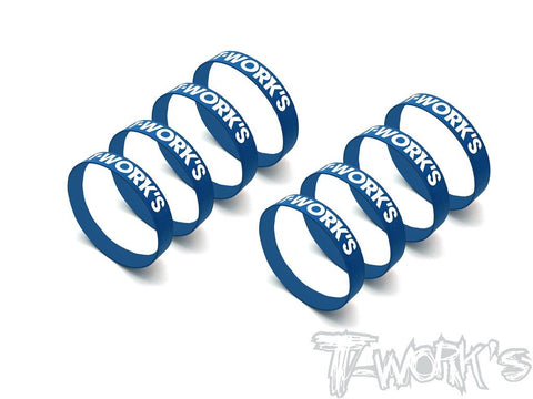 T-WORKS Tire Gluing Band ( 1/8 Buggy ) 8pcs - TA-136-A - Speedy RC