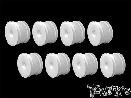 2.2" 12mm Hex Rear Wheels White (8pcs) - Speedy RC