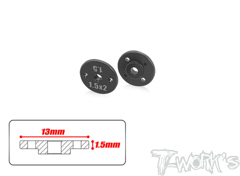 TE-242-A Machined 13mm Shock Piston 1.5mm ( For Team Associated ) 2pcs. TE-242-A-DIY - Speedy RC