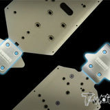 TO-220-MBX8 Stainless Steel Rear Chassis Skid Protector ( Mugen MBX-8/Mugen MBX8 ECO/ Mugen MBX8R) 2pcs. - Speedy RC