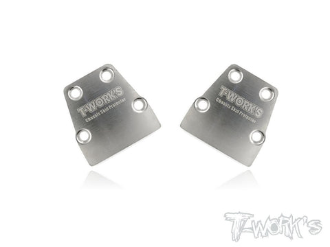 Stainless Steel Rear Chassis Skid Protector ( Tekno NB48.4 / EB48.4) 2pcs