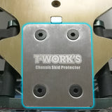 TO-220-S Stainless Steel Rear Chassis Skid Protector ( For S-Workz S350 EVO / S350 EVO II / S35-3 / S35-3E/S35-4) 2pcs. - Speedy RC