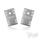 Stainless Steel Front Chassis Skid Protector ( Team Associated RC10 B74 ) 2pcs.