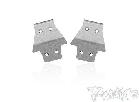TO-235-TLR Stainless Steel Front Chassis Skid Protector ( TLR 8ight / 8ight X) 2pcs. - Speedy RC