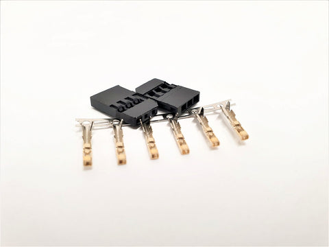 Futaba connector Male Gold plated terminals 2sets/bag - Speedy RC