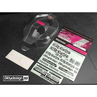 BITTYDESIGN VISION Clear 1/8 Buggy Body HB D819RS Pre-Cut - Speedy RC