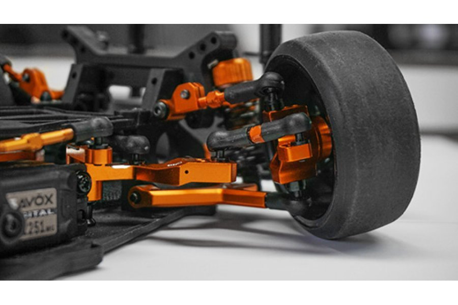 Yeah Racing HPI Sprint 2 Orange Aluminium RWD (Rear Wheel Drive) Conversion Kit - SPT2-S04OR - Speedy RC