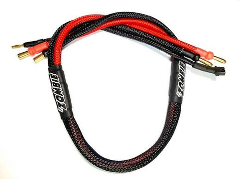 5mm to 4mm, 2S Charge Lead (Wrapped, 600mm)