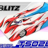 Blitz 60119-08 TS02E Pan Car Clear Body 200mm (0.8mm thick) 1/10 - Speedy RC