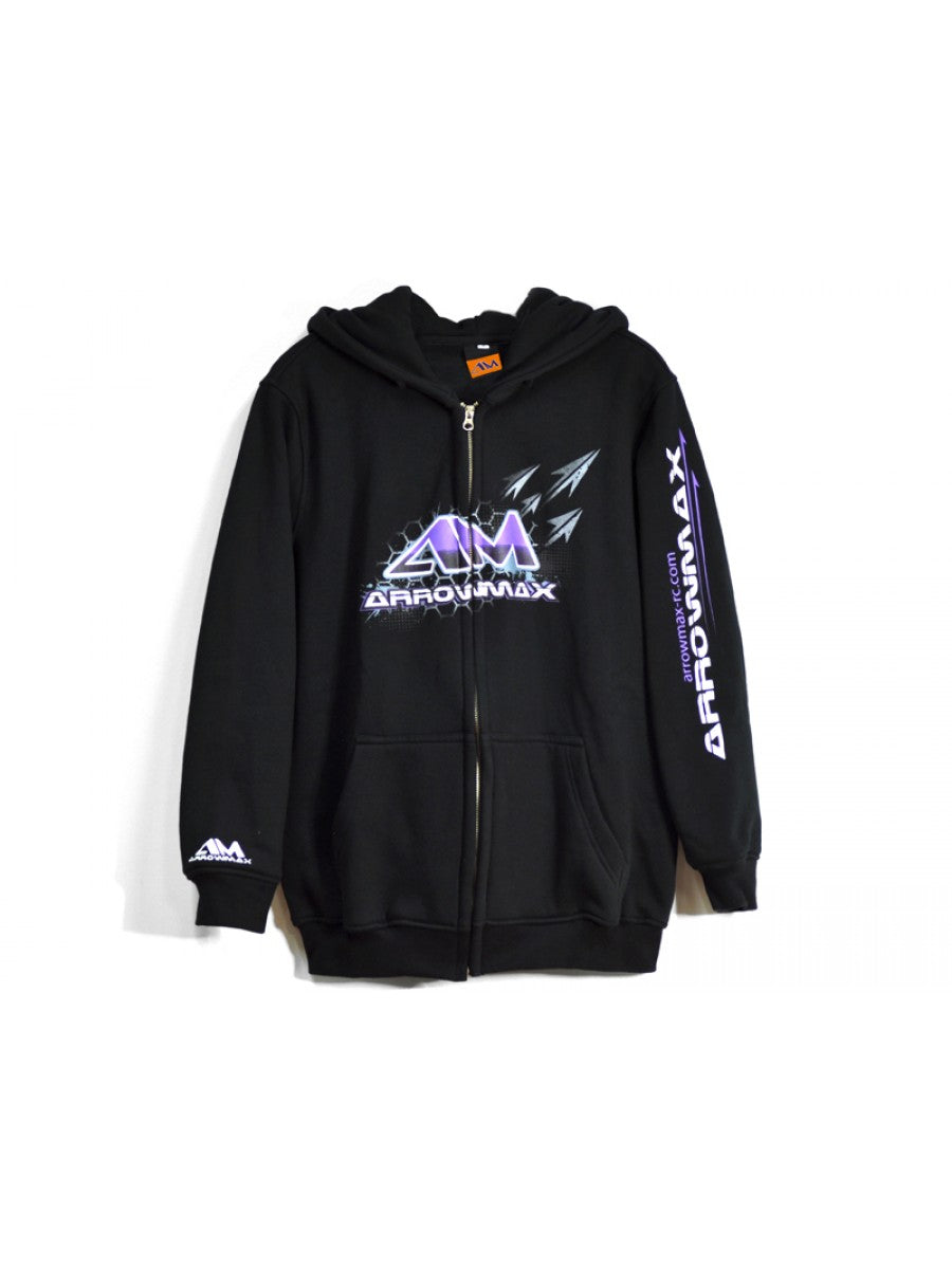 AM-140315 Arrowmax Sweater Hooded - Black (XXL) - Speedy RC