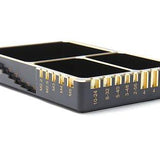 AM-171063 Multi Alu Case For Screws (120X80X18MM) Black Golden - Speedy RC