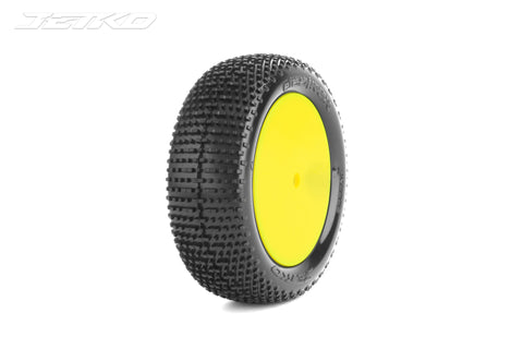 JETKO Desirer 1/10 2WD Front Buggy Mounted Tires (Pre-Glued) - Speedy RC