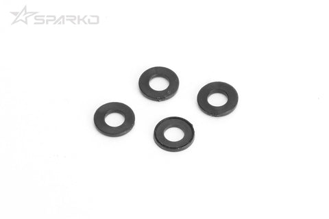 Sparko F8 Plastic steering Shim 1mm (4pcs) (F81010)