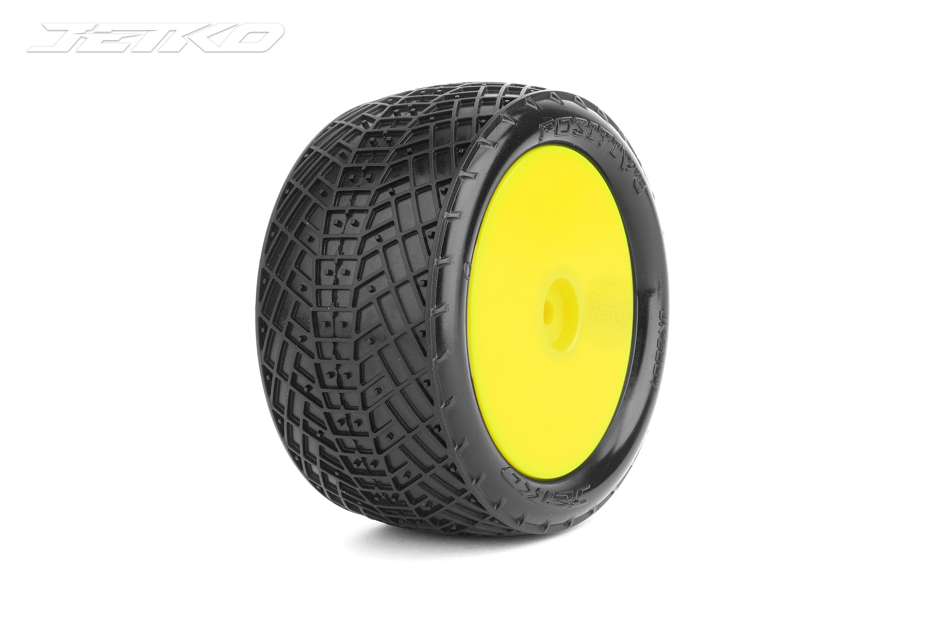 JETKO Positive 1/10 Rear Buggy Mounted Tires (Pre-Glued)