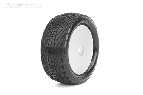 JETKO Positive 1/10 4WD Front Buggy Mounted Tires (Pre-Glued) - Speedy RC